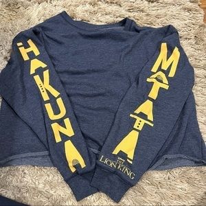 Disney Lion king long sleeve sweatshirt size Large